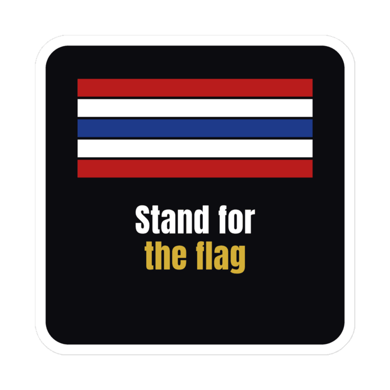 Stand for the flag view 5